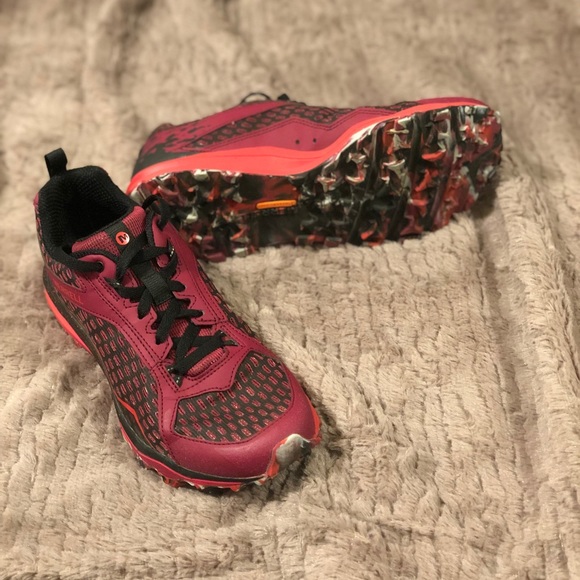 Merrell All Out Crush Tough Mudder Trail Running Merrell Damen All Out Crush Tough Mudder Trail Schuhe Size